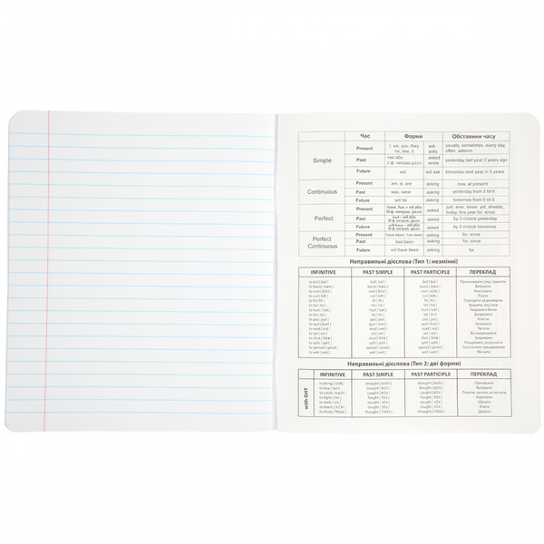 Набір зошитів Yes Англійська мова Ukraine forever А5, в лінію, 48 аркушів, 5 шт. (766786) - Pampik - 6