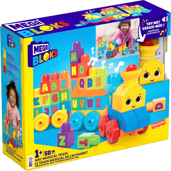 Конструктор Mega Bloks Музичний паровозик (FWK22) - Pampik