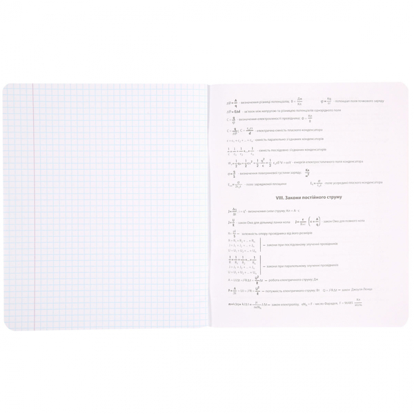 Набор тетрадей Yes Физика Ukraine forever А5, в клеточку, 48 листов, 5 шт. (766782) - Pampik - 4