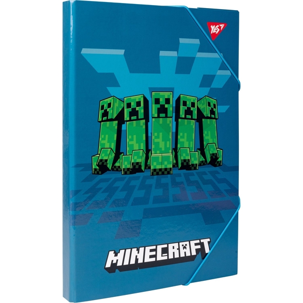 Папка для труда Yes Minecraft A4, картонная (500235) - Pampik