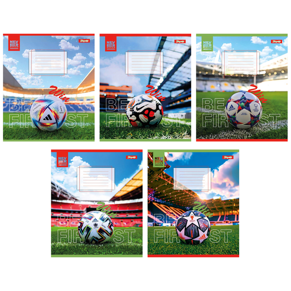 Набір зошитів 1 Вересня Win, А5, в клітинку, 48 аркушів, 10 шт. (767101) - Pampik