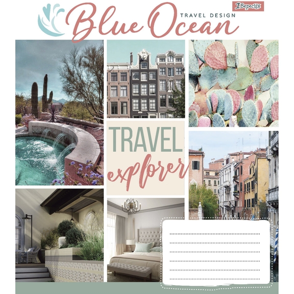 Набор тетрадей 1 Вересня Travel Design, A5, в линию, 96 листов, 5 шт (766127) - Pampik - 3