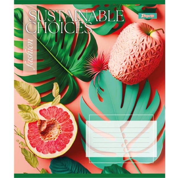 Набор тетрадей 1 Вересня Sustainable Choices, A5, в линию, 48 листов, 10 шт. (766728) - Pampik - 3