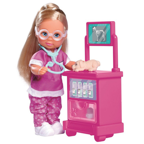 Игровой набор Simba Steffi & Evi Love Кукла Эви Щенячий врач, с аксессуарами (5733647) - Pampik - 2