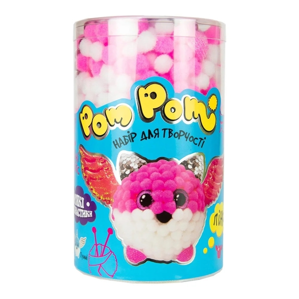 Набір для творчості Strateg Pom pom Пінкі (32015) - Pampik - 2