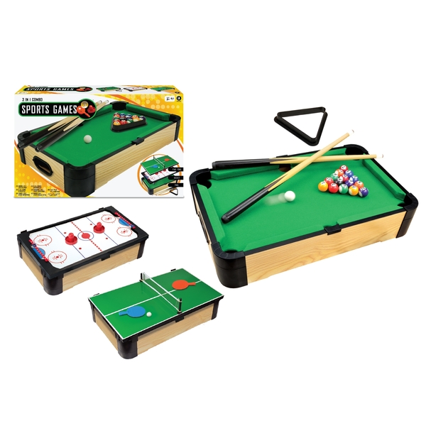 Настільна гра Merchant Ambassador 3в1: Футбол, теніс та хокей, 50 см (MA3153_20) - Pampik - 2