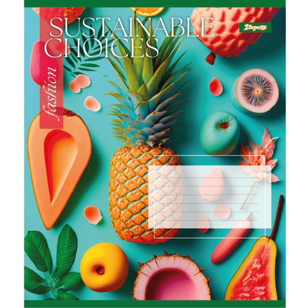 Набор тетрадей 1 Вересня Sustainable Choices, A5, в линию, 48 листов, 10 шт. (766728) - Pampik - 5