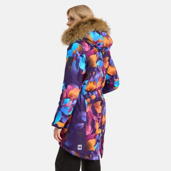 Парка Huppa Vivian 1, р.S, темно-фиолетовый с принтом (12498120-44673-00S) - Pampik - 3