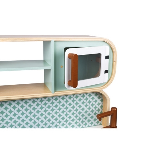 Ігровий набір Janod Кухня Reverso зі світловими ефектами та магнітними елементами, бірюзовий (J06594) - Pampik - 7