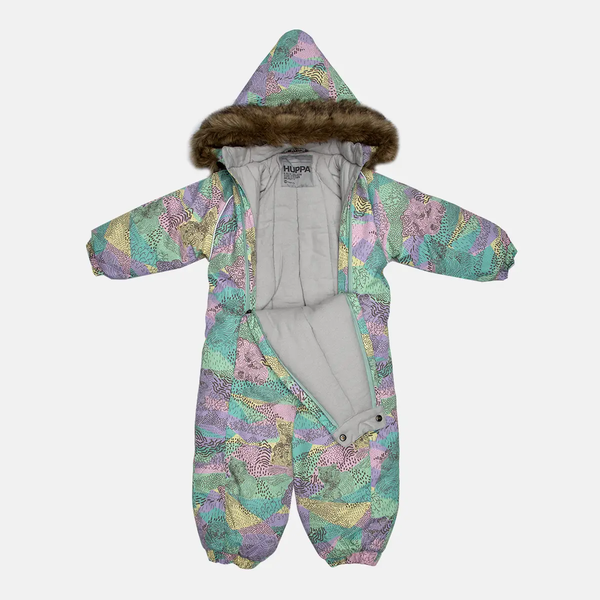 Дитячий зимовий комбінезон Huppa Keira 2, р.86, різнокольоровий з принтом (31920220-43499-086) - Pampik - 4