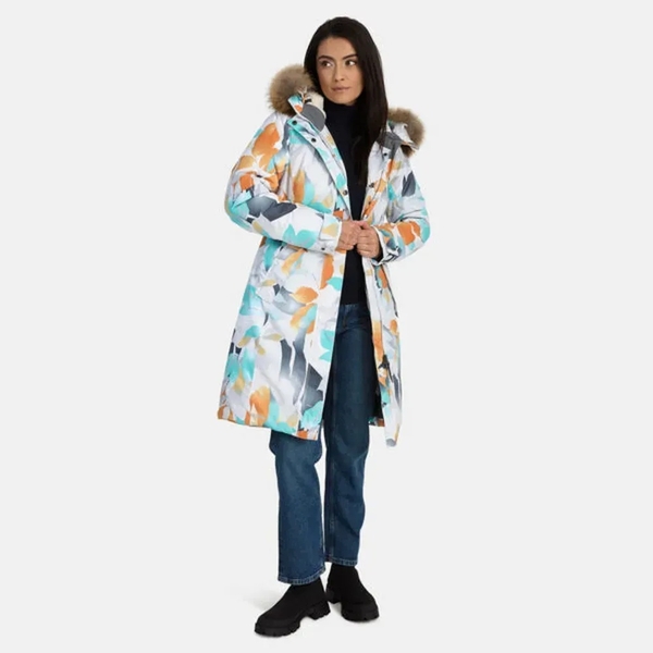 Парка Huppa Vienna 1, р.S, светло-серый с принтом (12608120-44628-00S) - Pampik - 2