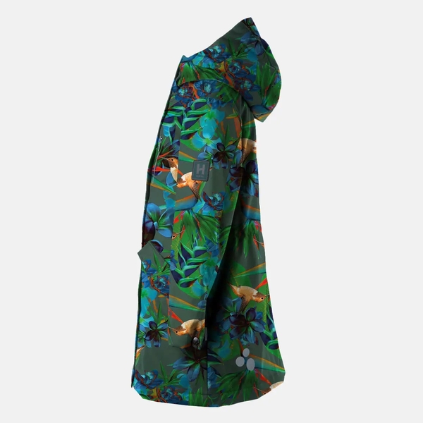 Пальто демісезонне Huppa Suule 1, р.128, зелений з принтом (12690104-44097-128) - Pampik - 3