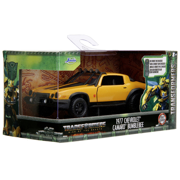 Машина металлическая Jada Трансформеры. Бамблби, Шевроле Камаро (1977), 14,5 см, желтый (253112008) - Pampik - 10
