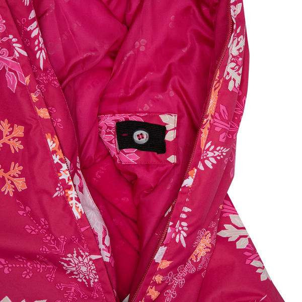 Дитячий зимовий комбінезон Huppa Wille, р.116, фуксія з принтом/фуксія (36430030-44163-116) - Pampik - 6