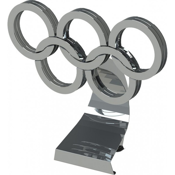 Колекційна модель-конструктор Metal Time Rings of Strength Олімпійські кільця (MT021Y) - Pampik - 2