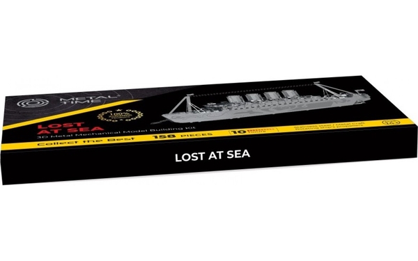 Коллекционная модель-конструктор Metal Time Lost at Sea Корабль Титаник (MT044) - Pampik - 13