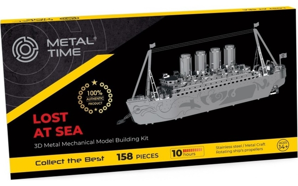 Коллекционная модель-конструктор Metal Time Lost at Sea Корабль Титаник (MT044) - Pampik - 11