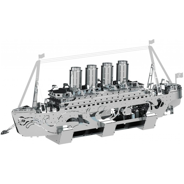 Коллекционная модель-конструктор Metal Time Lost at Sea Корабль Титаник (MT044) - Pampik