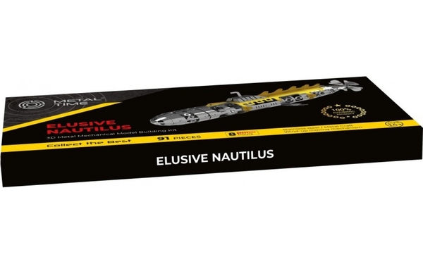Колекційна модель-конструктор Metal Time Elusive Nautilus Підводний човен механічний (MT045) - Pampik - 12