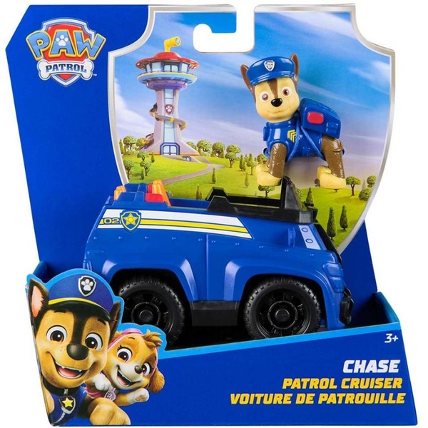Игровой набор Spin Master Paw Patrol Базовый спасательный автомобиль с водителем Гонщик (SM97237/6071210) - Pampik