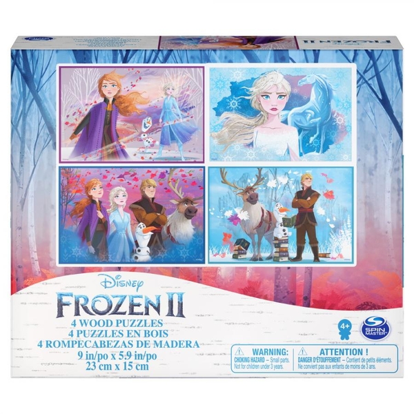 Пазл Spin Master 4 в 1 Холодное сердце - 2, дерево, 23х15 см (SM98490/6052998) - Pampik - 4