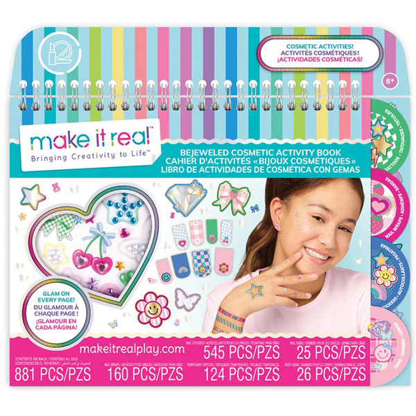 Набір з наліпками для чарівного перевтілення Make it Real Грай і прикрашай (MR2707) - Pampik