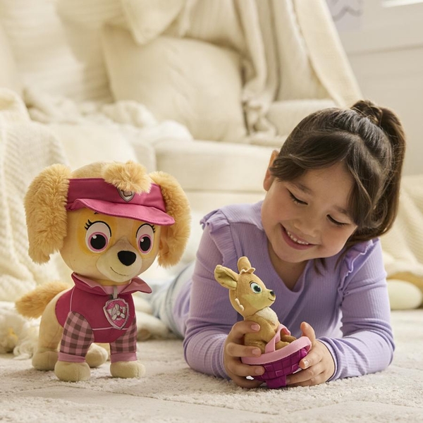Мягкая игрушка Spin Master Щенячий патруль - щенок Скай с питомцем, 30 см (SM47401/7700) - Pampik - 6