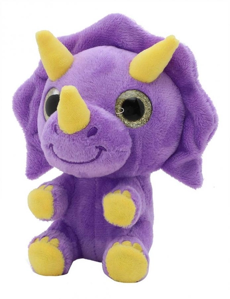 М'яка іграшка Funville Cutekins Доісторичні тварини Трицератопс,12 см (FV35057-3) - Pampik