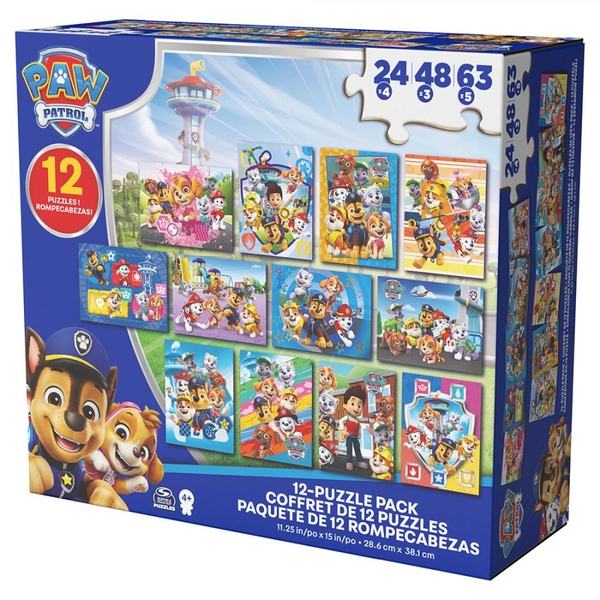 Набор пазлов 12 в 1 Spin Master Щенячий патруль (SM33649/6073382) - Pampik - 2