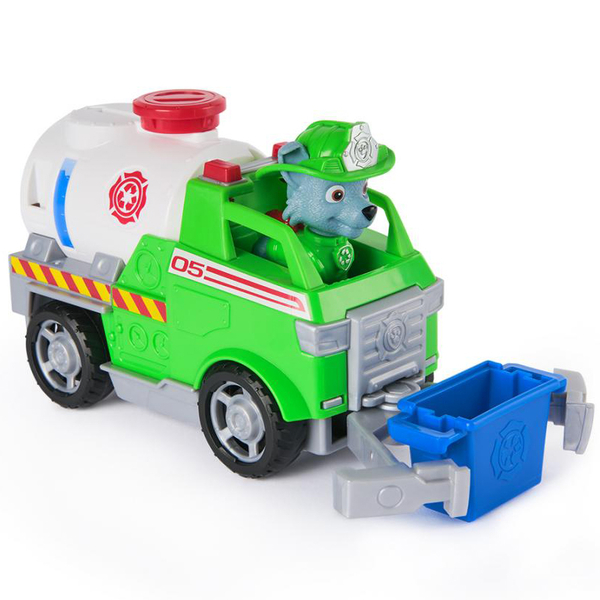 Игровой набор Spin Master Щенячий патруль: большой спасательный автомобиль с водителем Рокки (SM97236/6072642) - Pampik