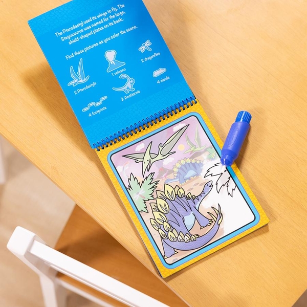 Водна розмальовка з ручкою Melissa & Doug Water WOW: Динозаври (SM93204/6075166) - Pampik - 4