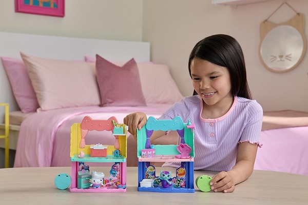 Игровой набор Spin Master Кукольный домик Габби в кино: Балкончик-портал Спа-комната Нявки (SM36277/6074306) - Pampik - 6