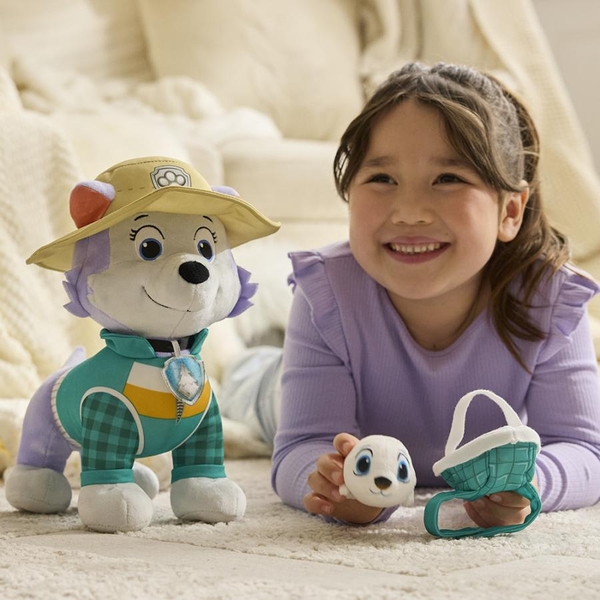 Мягкая игрушка Spin Master Щенячий патруль - щенок Эверест с питомцем, 30 см (SM47401/7687) - Pampik - 9