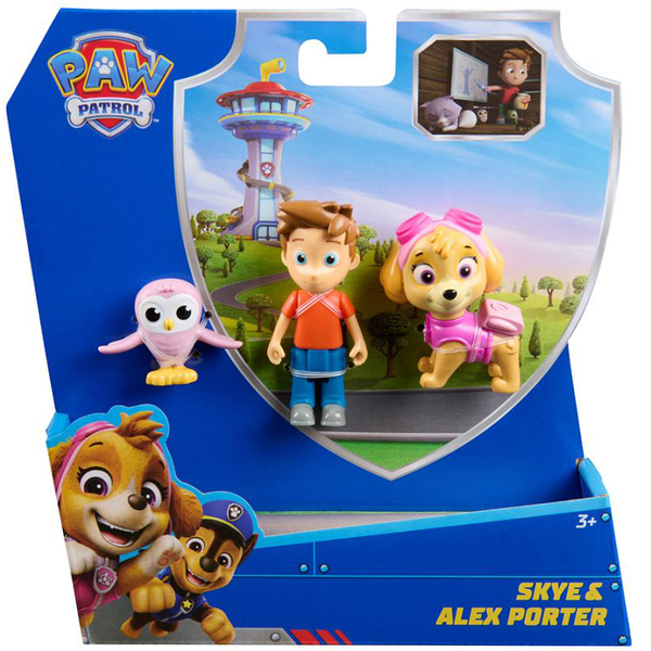 Колекційні фігурки Spin Master Цуценячий патруль: Скай, Алекс Портер та сова (SM97242/6072995) - Pampik - 5
