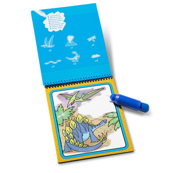 Водна розмальовка з ручкою Melissa & Doug Water WOW: Динозаври (SM93204/6075166) - Pampik - 2