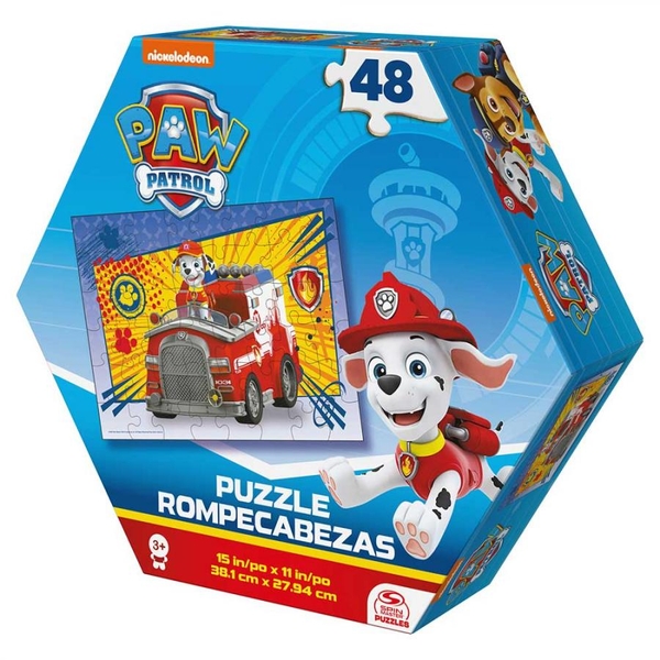 Пазл Spin Master Games Цуценячий патруль Маршал, 48 шт., 28 х 38 см (SM98468/6066434-2) - Pampik - 4