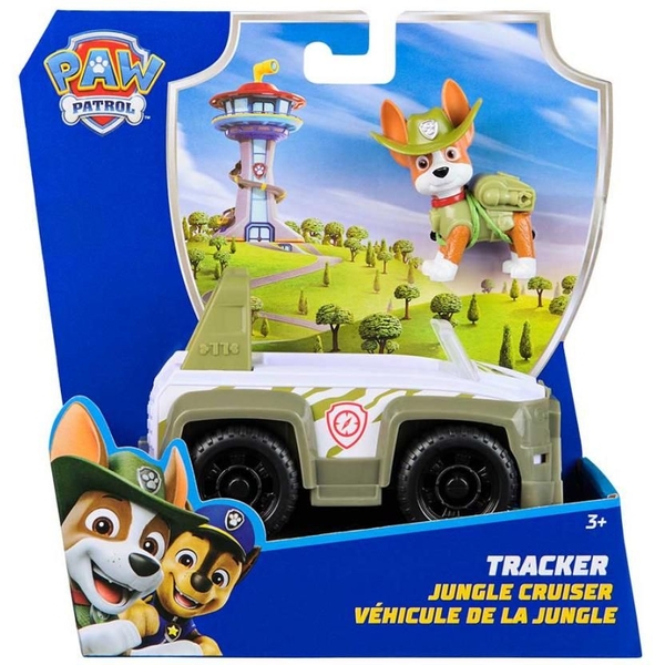Игровой набор Spin Master Paw Patrol Базовый спасательный автомобиль с водителем Трекер (SM97237/6071224) - Pampik