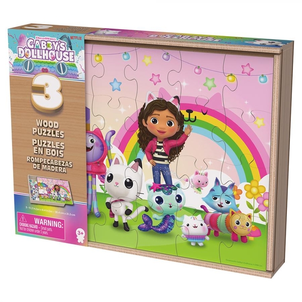 Пазл Spin Master 3 в 1 Ляльковий будиночок Габбі, 72 деталі (SM33638/6066549) - Pampik - 5