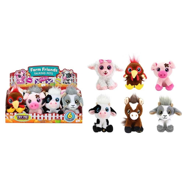 М'яка іграшка CuteKins Тварини на фермі Порося, 12 см (FV35056-5) - Pampik - 3