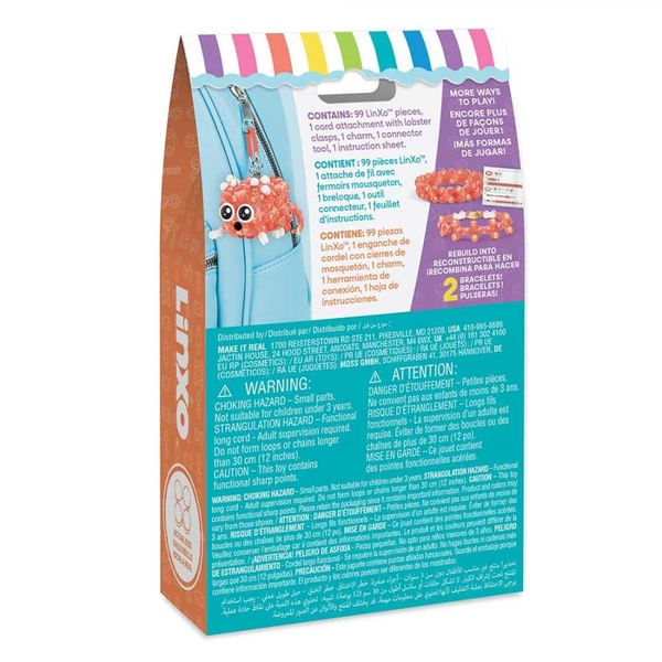 Набір для створення брелоків-трансформерів Make it Real. Linxo Звірята Кошеня (MR6101-2) - Pampik - 2