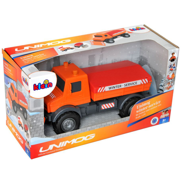 Снігоочисний автомобіль Klein Mercedes-Benz Unimog, в коробці (3801) - Pampik - 7