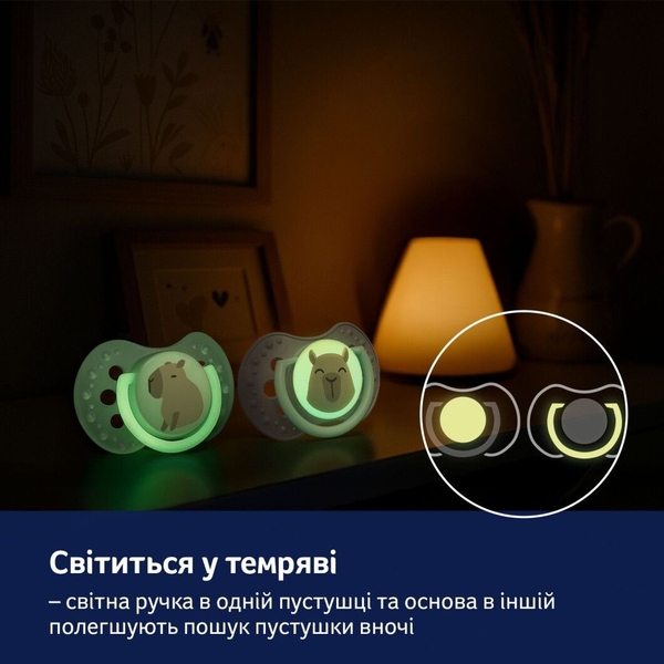 Пустышка силиконовая Lovi CapiChill, динамическая, 18+ мес, 2 шт., розовый (22/934girl) - Pampik - 16