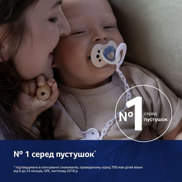 Пустышка силиконовая Lovi Night&Day Boy, динамическая, 3-6 мес, 2 шт., голубой (22/914boy) - Pampik - 8