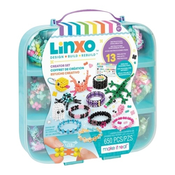 Великий набір для творчості Make It Real. LinXo Трансформуй, з кейсом (MR6121) - Pampik