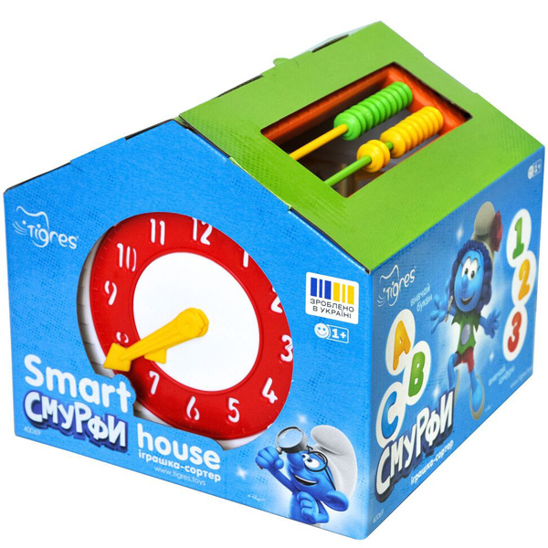 Игрушка-сортер Tigres Смурфы Smart house, 21 эл. (40069) - Pampik - 2