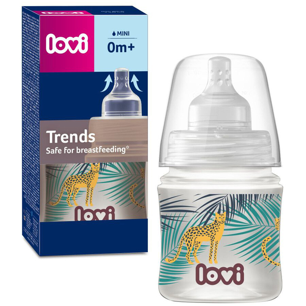 Пляшечка для годування Lovi Trends Jungle Vibes, 120 мл (21/593) - Pampik