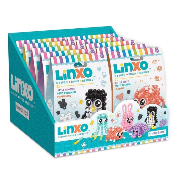 Набір для створення брелоків-трансформерів Make it Real. Linxo Звірята Кошеня (MR6101-2) - Pampik - 7