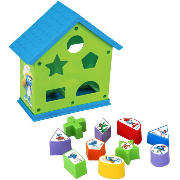Игрушка-сортер Tigres Смурфы Домик развивающий (40068) - Pampik
