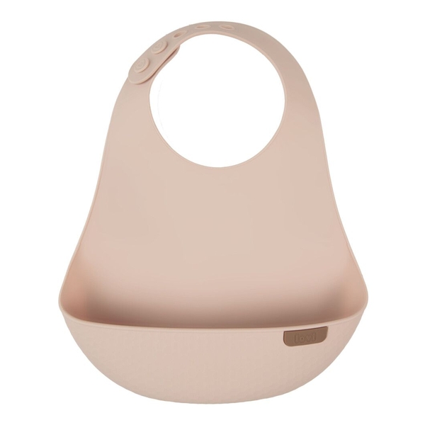 Силіконовий слинявчик LOVI Nude (51/031_pin) - Pampik