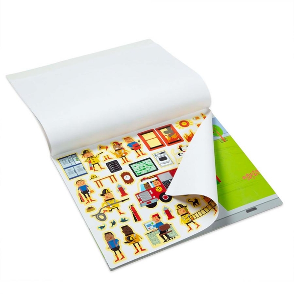 Набор многоразовых наклеек Melissa & Doug Мой город (SM93209/6805) - Pampik - 3